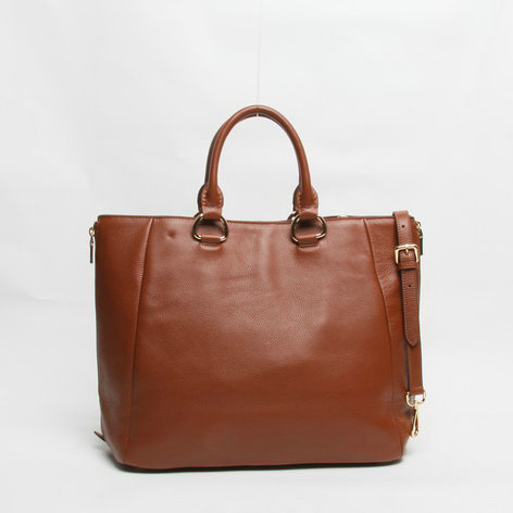 2014 Prada original calfskin tote bag BN2522 brown